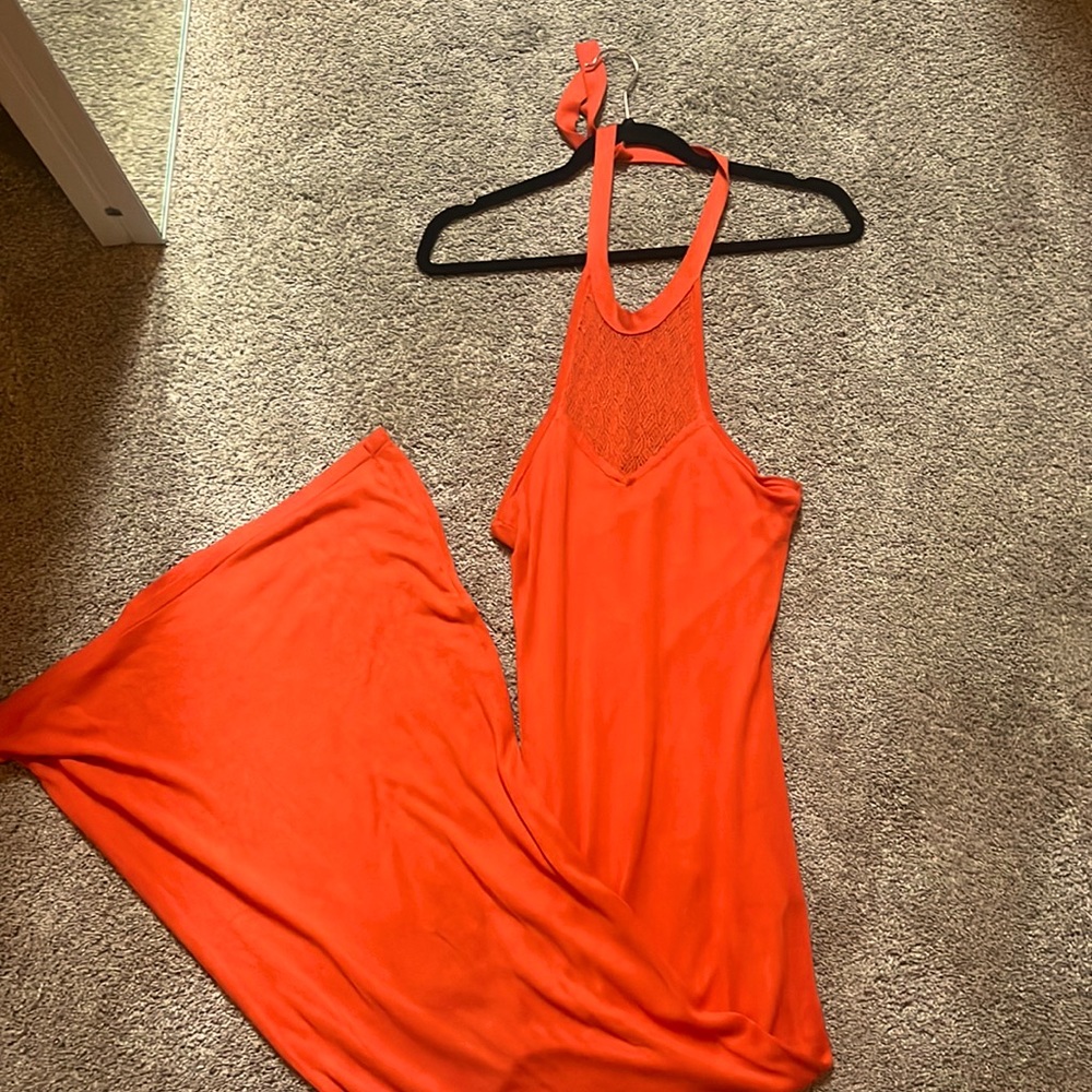 Maxi halter dress